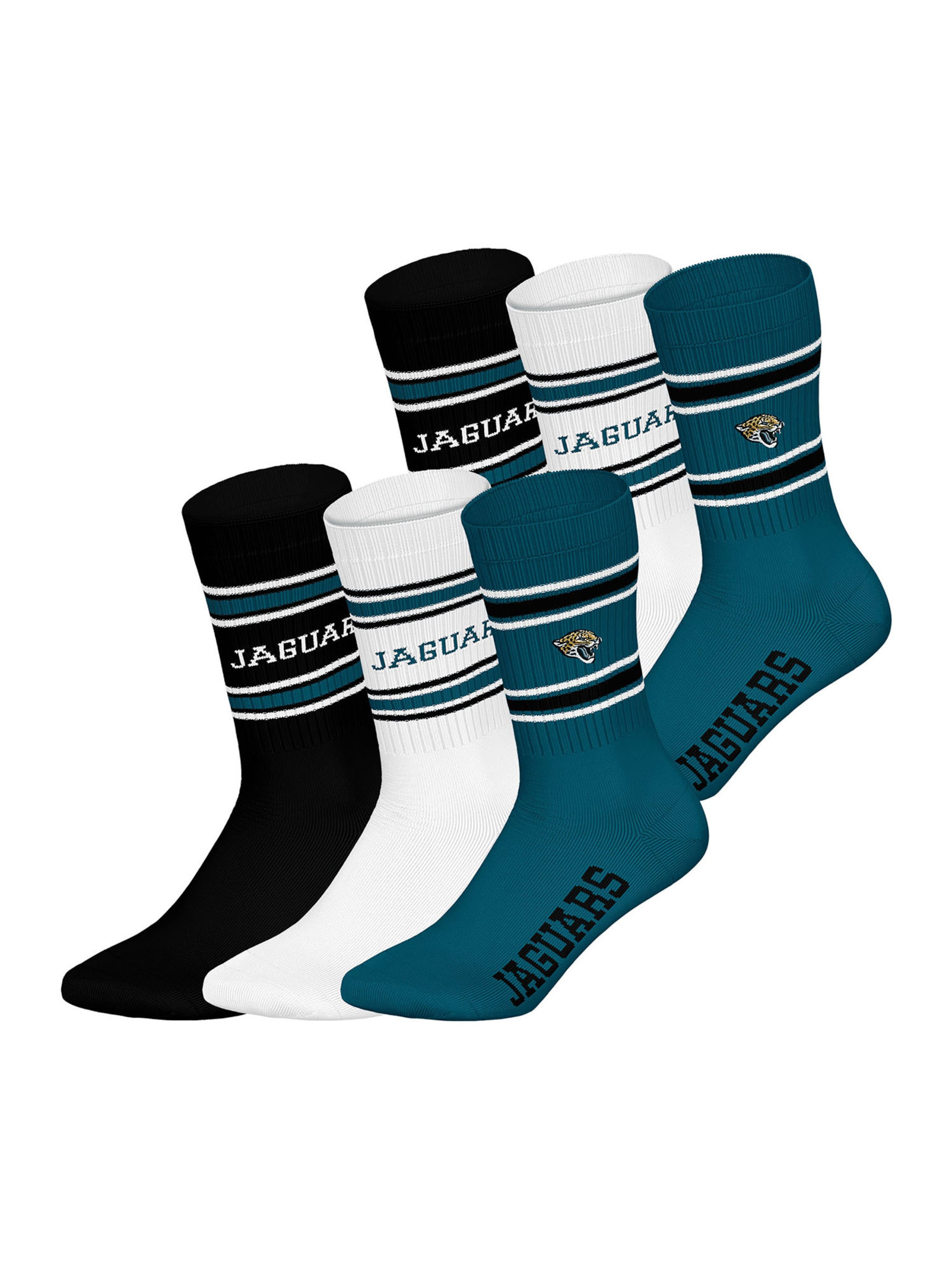 Chaussettes 'Jacksonville Jaguars' Huddle en bleu : devant