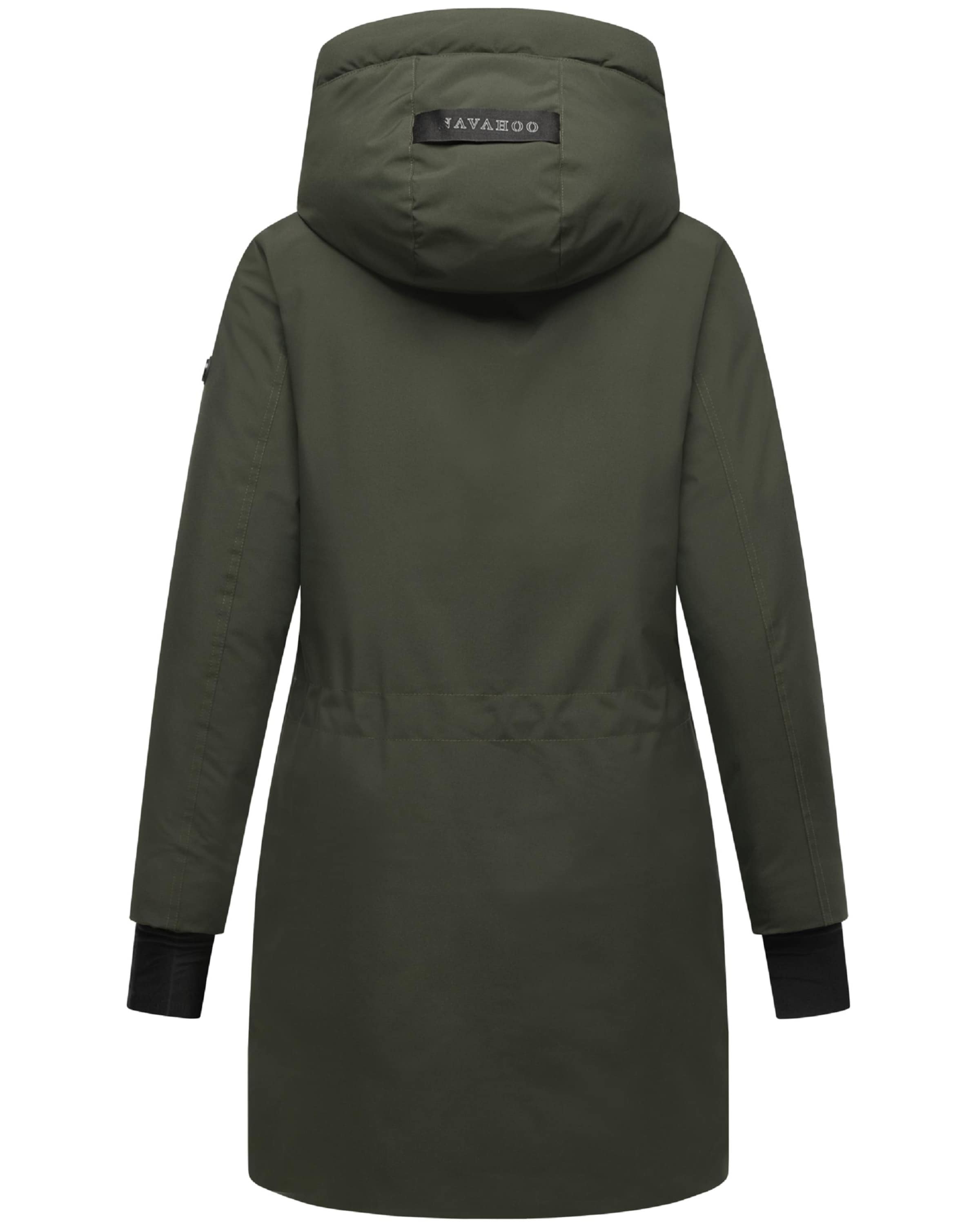 Cappotto invernale 'Winterzart 14' di NAVAHOO in verde