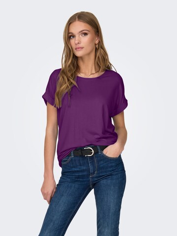 ONLY Shirt 'Moster' in Purple: front