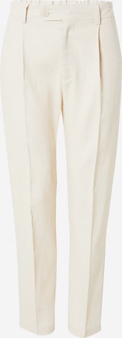 ABOUT YOU x Kevin Trapp Regular Pleated Pants 'Jan' in Beige: front