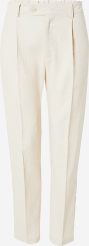 ABOUT YOU x Kevin Trapp Regular Trousers with creases 'Jan' in Beige: front