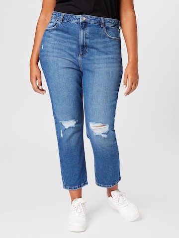 Dorothy Perkins Curve Slimfit Jeans i blå: forside