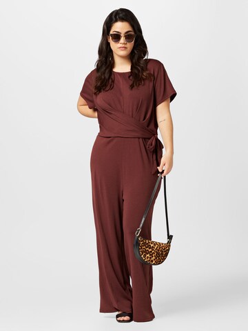 ABOUT YOU Curvy Jumpsuit 'Sissy' in Bruin