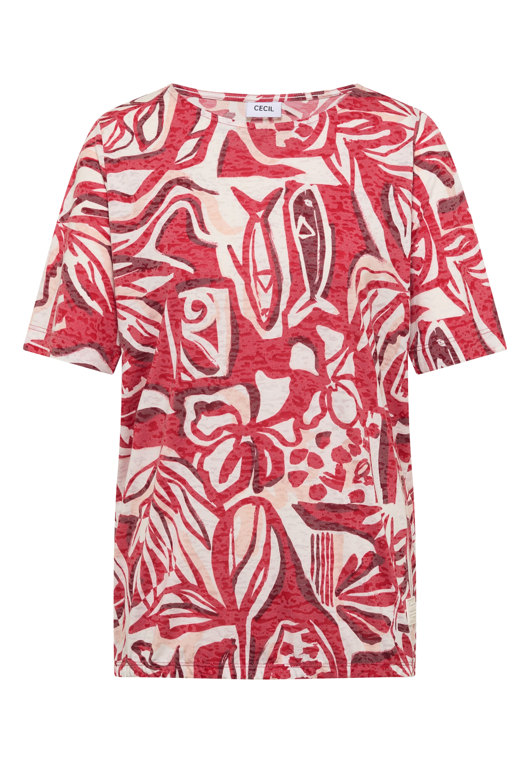 CECIL T-Shirt in Rot: Vorderseite