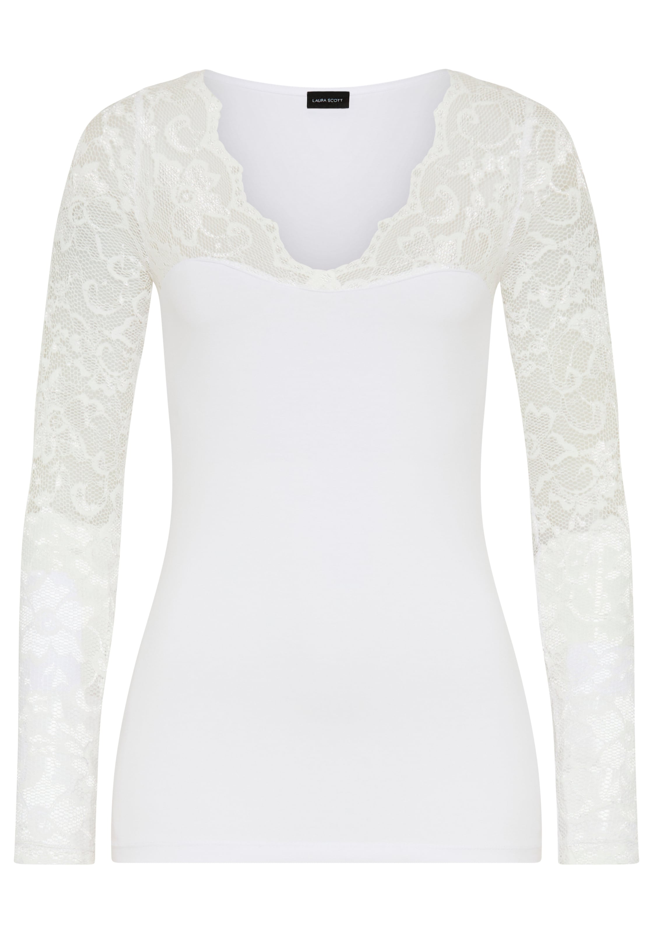 LAURA SCOTT Shirt in XS in White, Item view