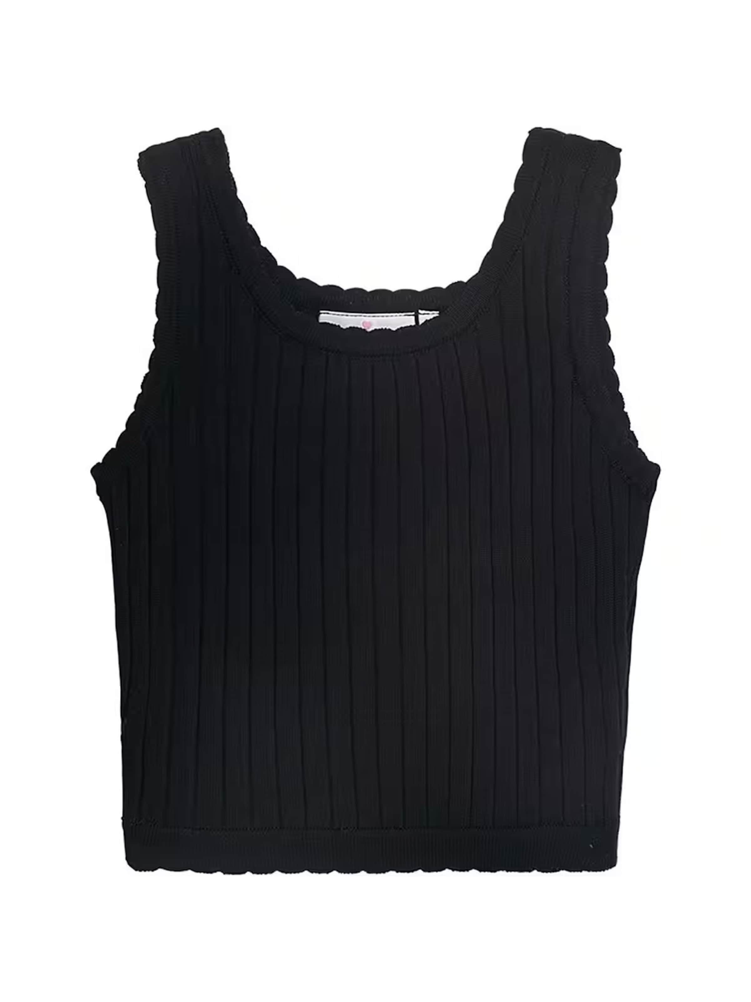 Danamade Top‌ in Schwarz: Vorderseite