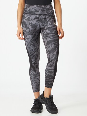 Skinny Pantaloni sport de la ADIDAS SPORTSWEAR pe negru: față