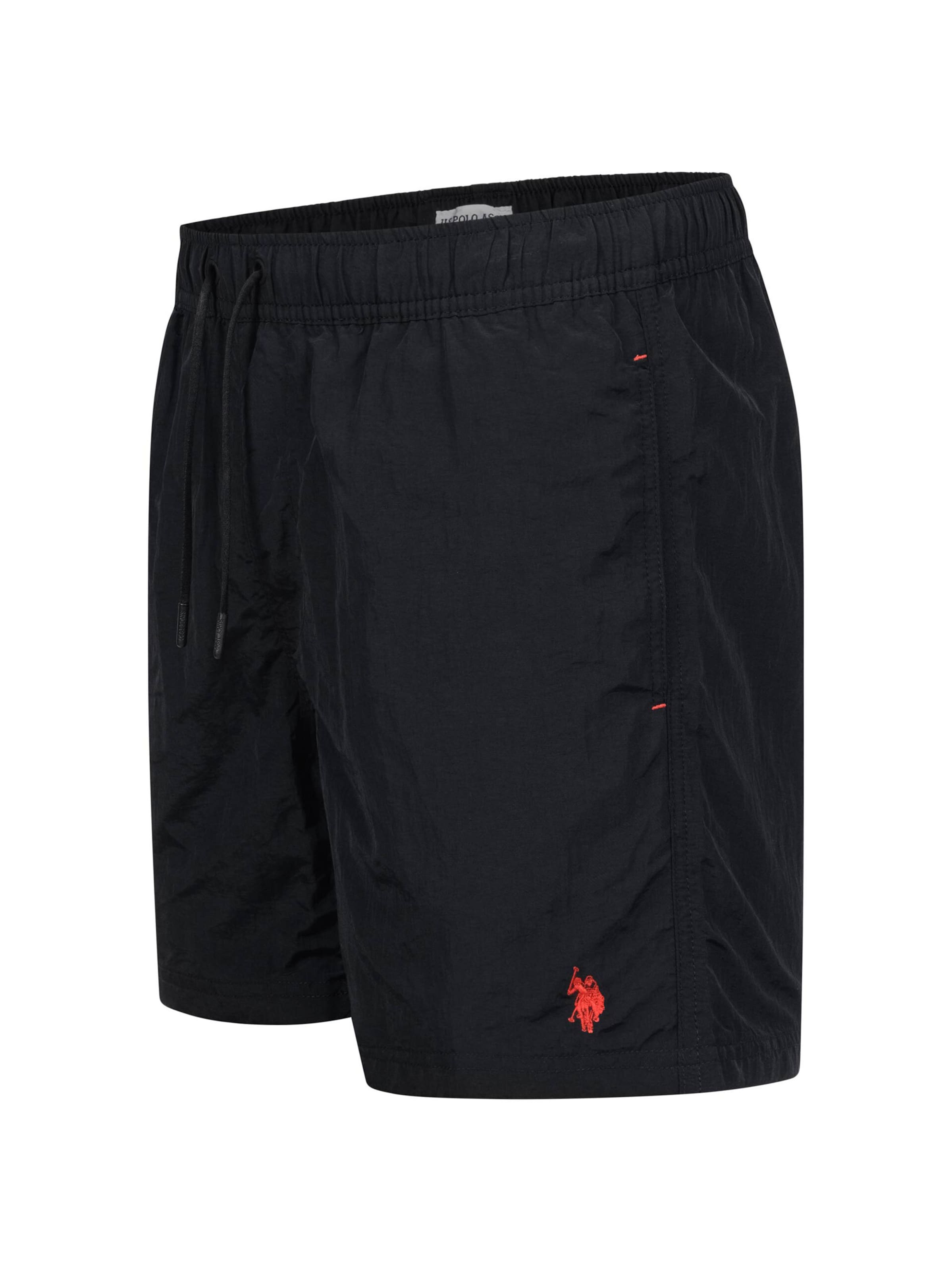 U.S. POLO ASSN. Badeshorts in Schwarz