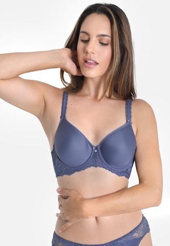 sassa T-shirt Bra 'INDIAN SUMMER' in Blue