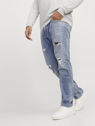 Coupe slim Jean 'JJIGLENN JJCOLE' JACK & JONES en bleu
