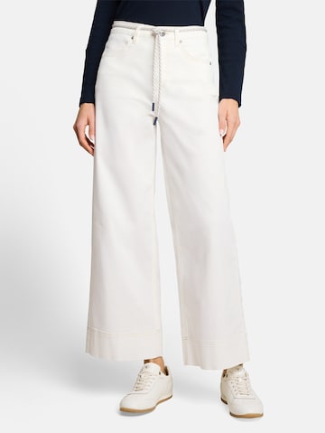 TOM TAILOR Wide leg Jeans 'Nelma' in White: front