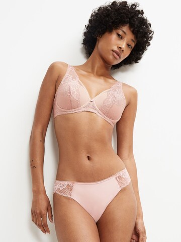 Slip ' Wild Peony Florale Brazilian ' TRIUMPH en rose