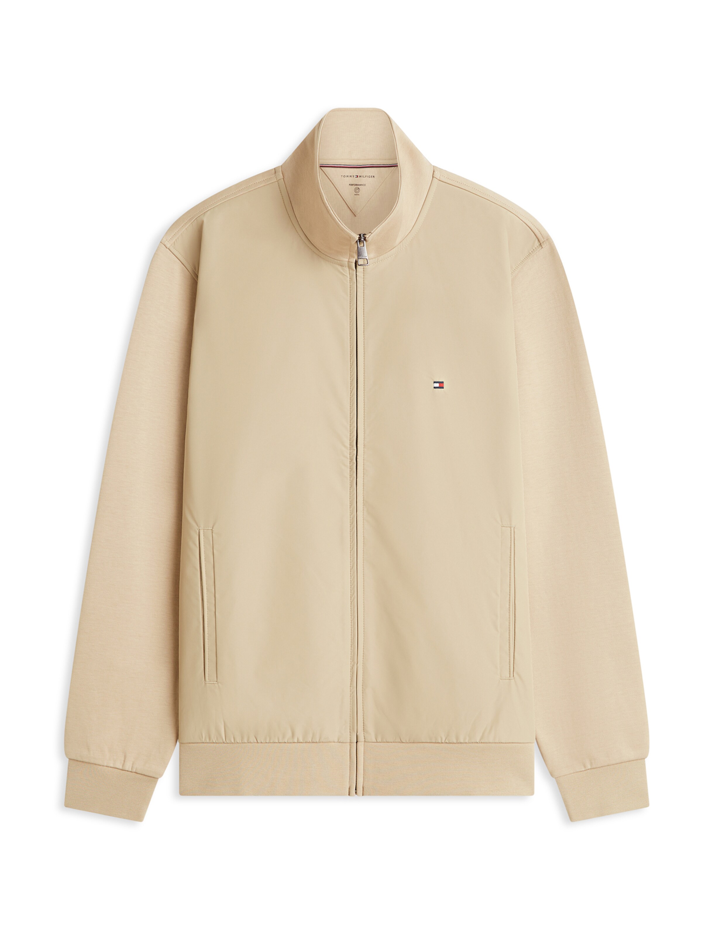 TOMMY HILFIGER Collegetakki 'ESSENTIAL' värissä vihreä: etupuoli