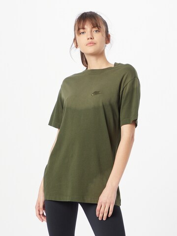 Tricou de la Nike Sportswear pe verde: față