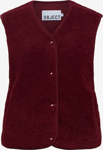 Gilet 'ELLA' OBJECT en rouge : devant