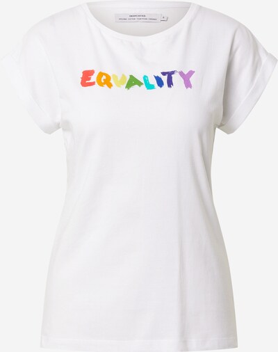 DEDICATED. T-Shirt 'Visby' in mischfarben / offwhite, Produktansicht