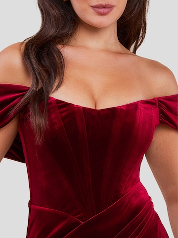 Robe de cocktail GODDIVA en rouge