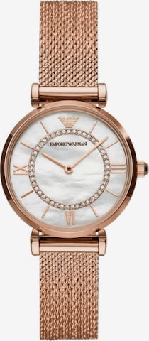 Orologio analogico 'Gianni T-Bar' di Emporio Armani in argento: frontale