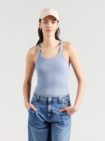BOSS Top 'C_Epetite' in Blau: Vorderseite