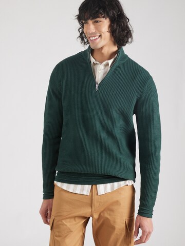 Casual Friday Trui 'CF KARL' in Groen: voorkant