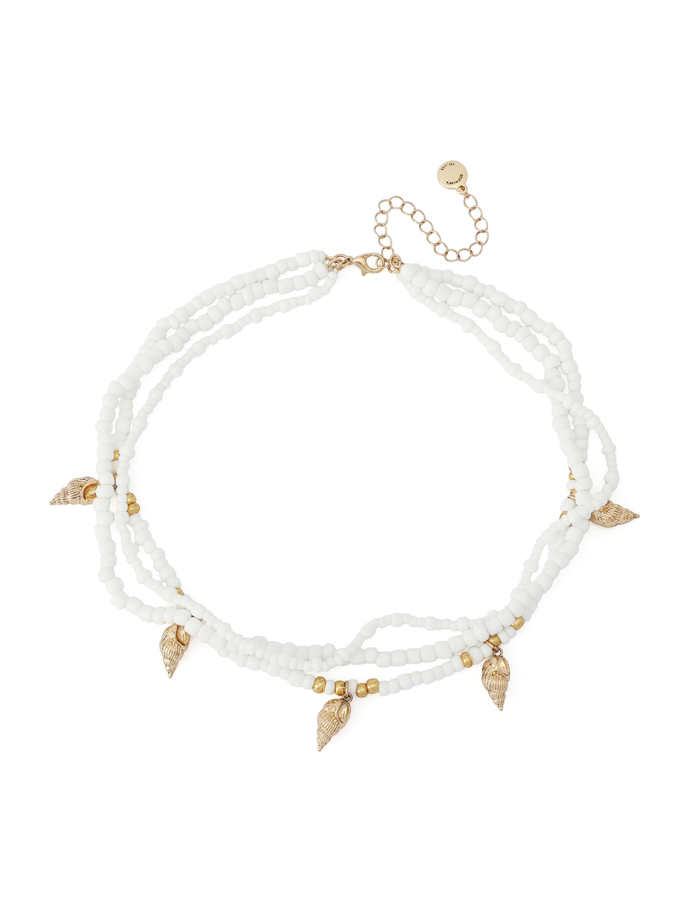 Collana di STEVE MADDEN in bianco: frontale