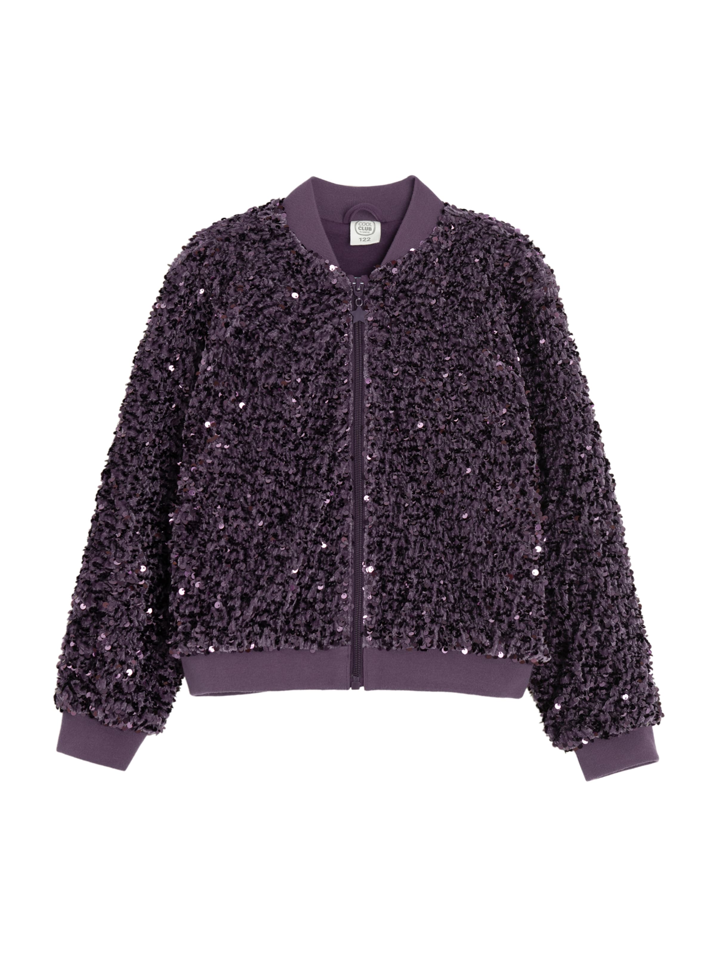 Cool Club Sweatjakke i lilla: forside