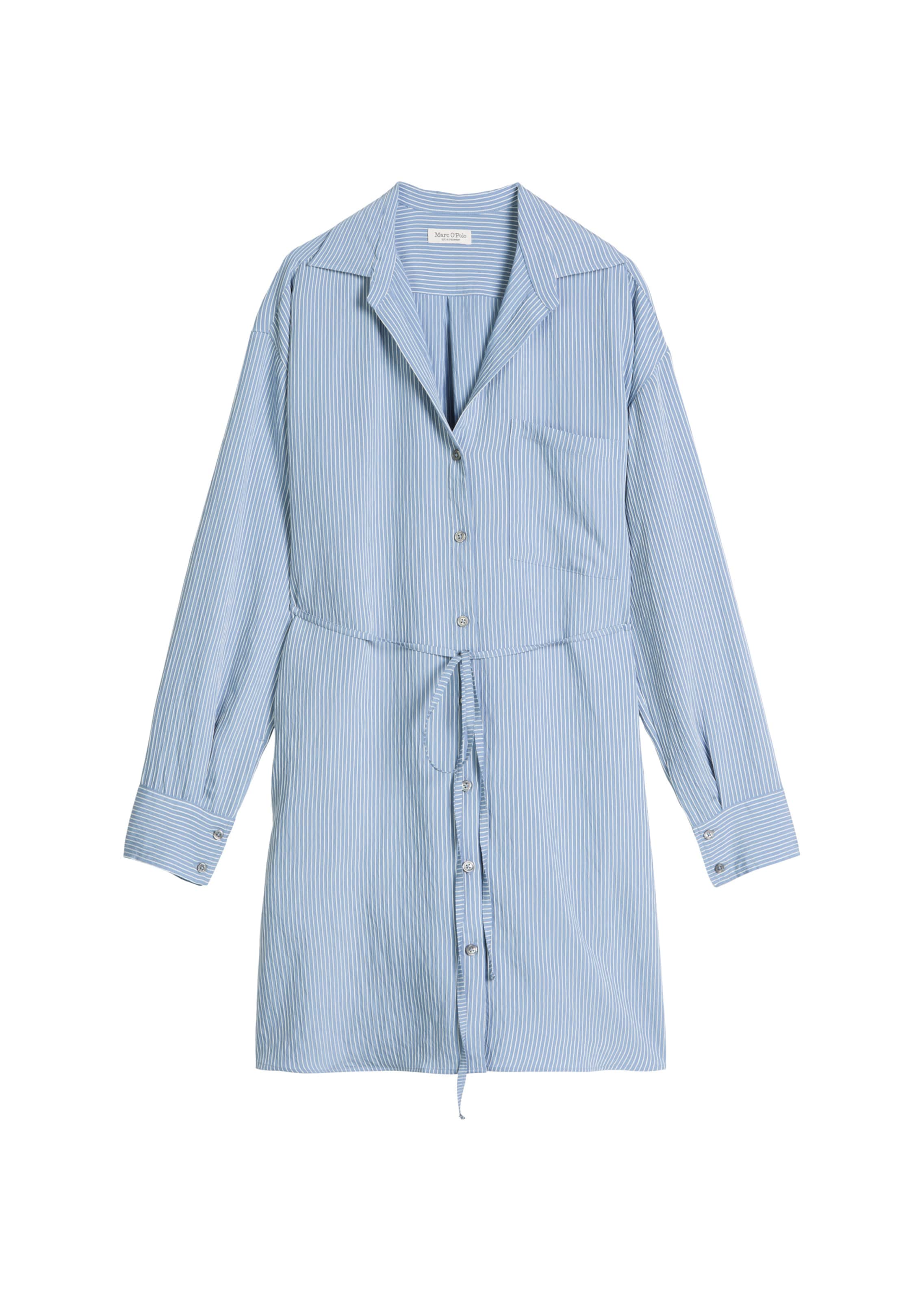 Marc O'Polo Shirt dress in Blue: front