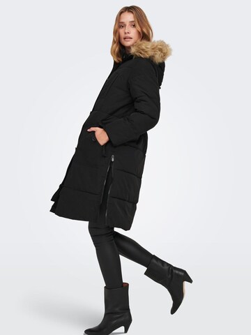 JDY Χειμερινό παλτό σε μαύρο