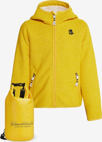 Schmuddelwedda Fleece Jacket in Yellow: front