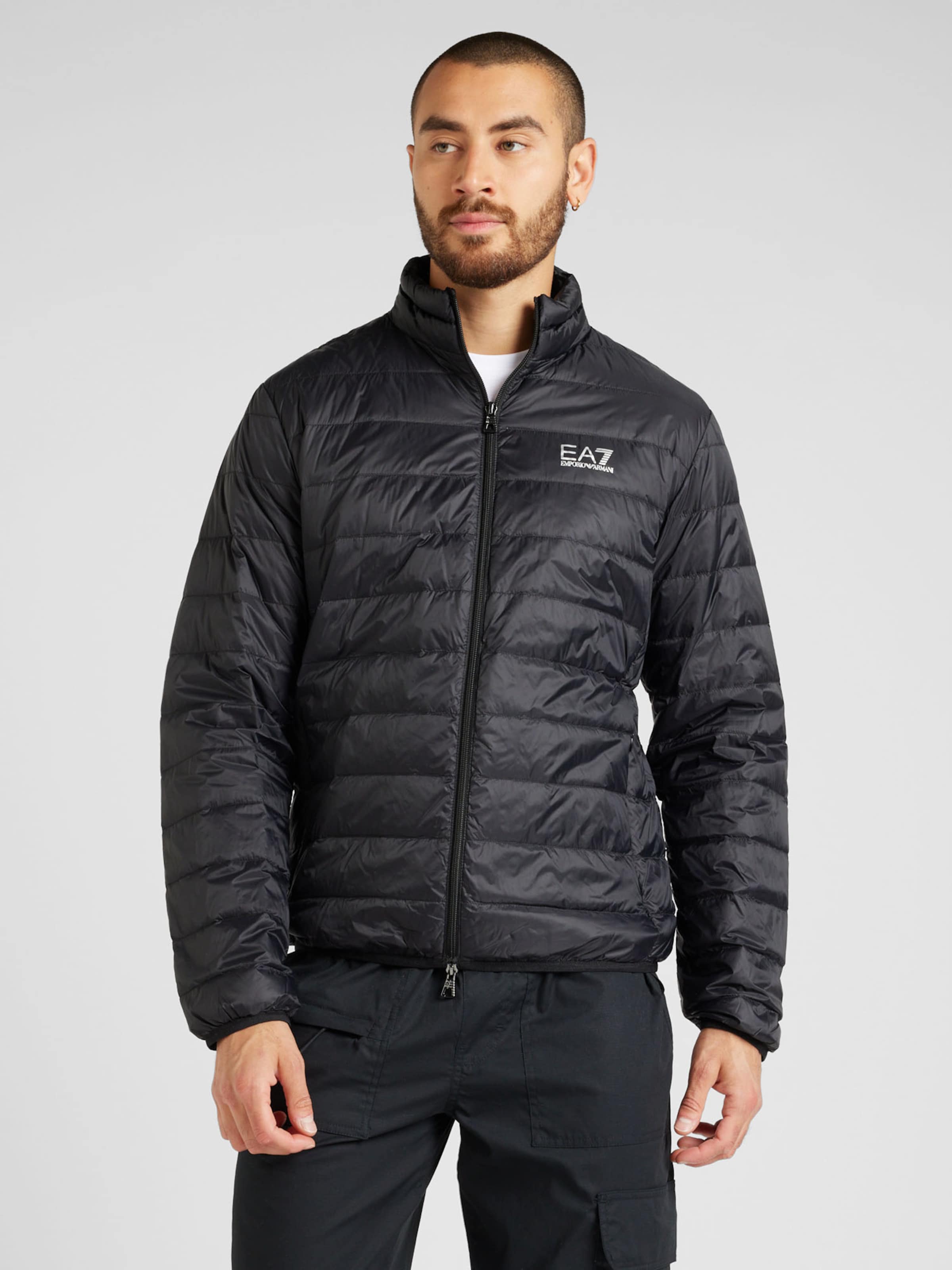EA7 Emporio Armani Geacă de iarnă pe Negru | ABOUT YOU