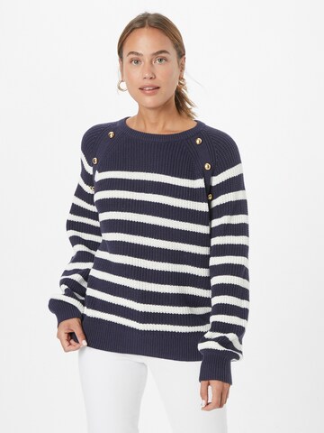 Wallis Pullover i blå: forside