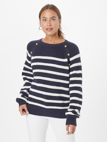 Wallis - Pullover em azul: frente