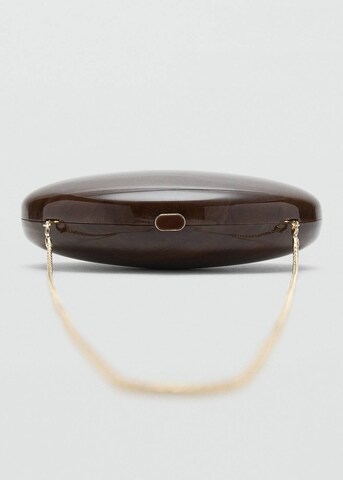 MANGO Clutch in Brown