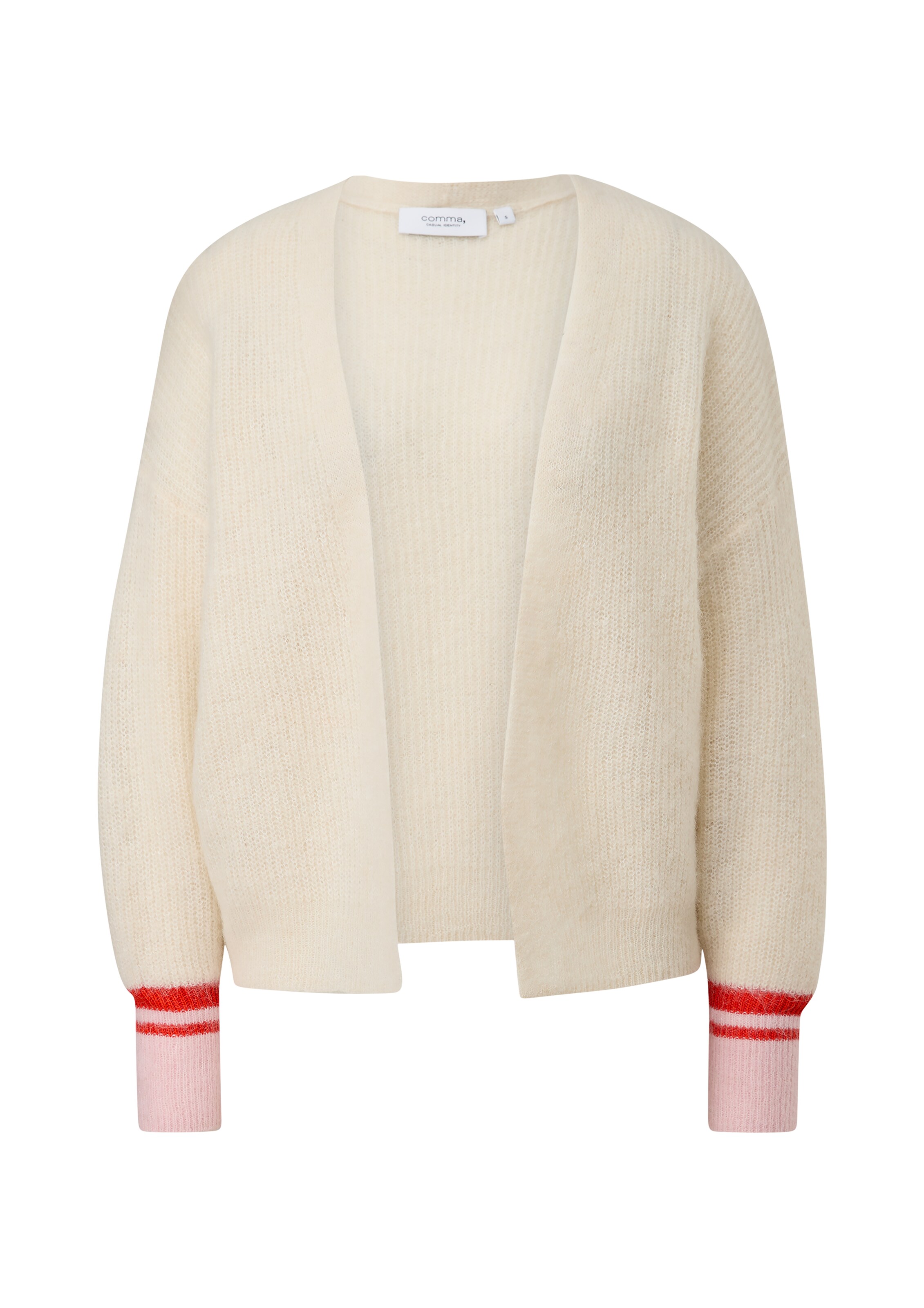 Cardigan comma casual identity en beige : devant