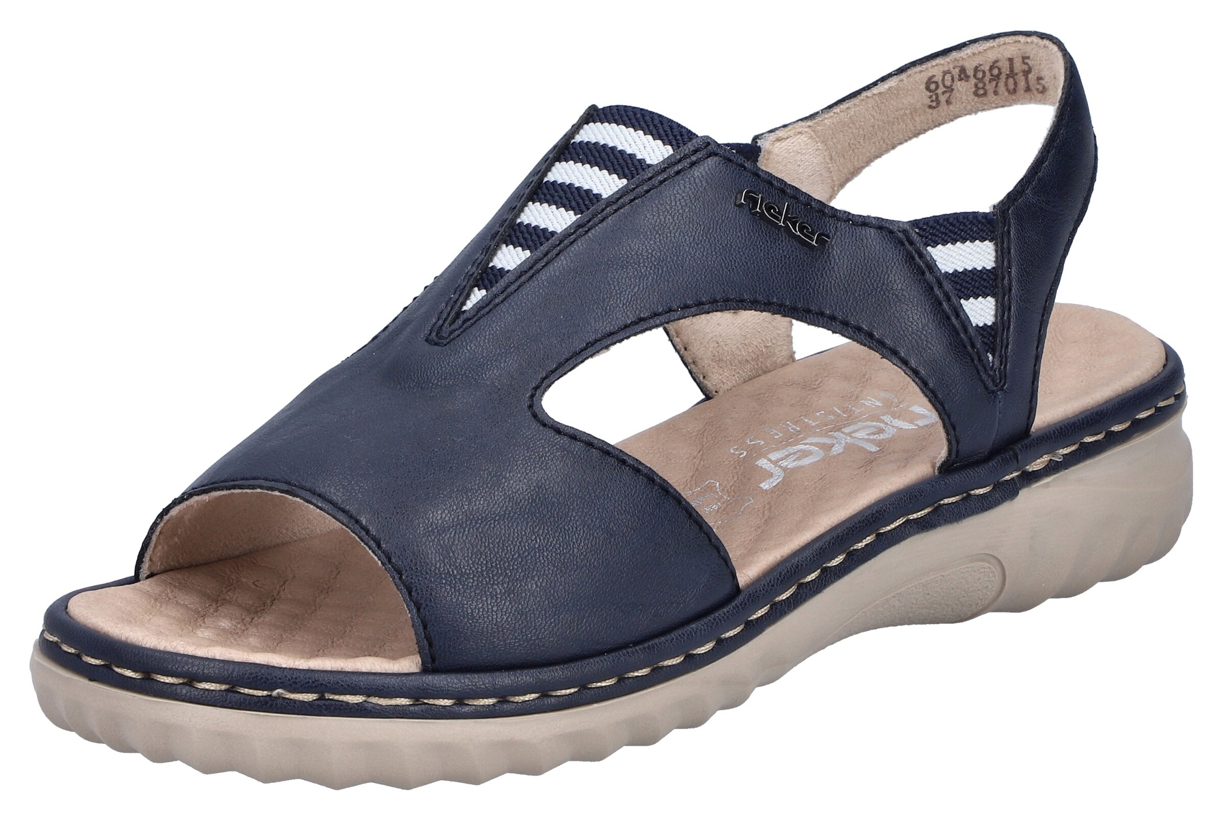 Rieker Sandals in Blue: front