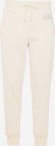 GAP Tapered Broek 'HERITAGE' in Wit: voorkant