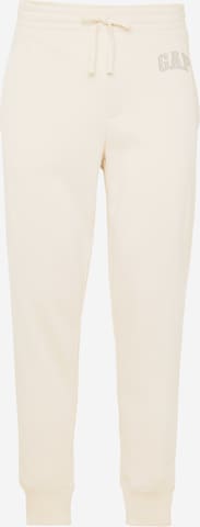 GAP Tapered Broek 'HERITAGE' in Wit: voorkant