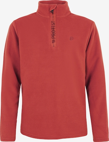 PROTEST Athletic Sweatshirt 'PERFECTY JR' in Red: front