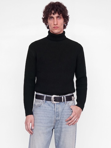JACK & JONES Pullover 'JJSAGE' in Schwarz: Vorderseite
