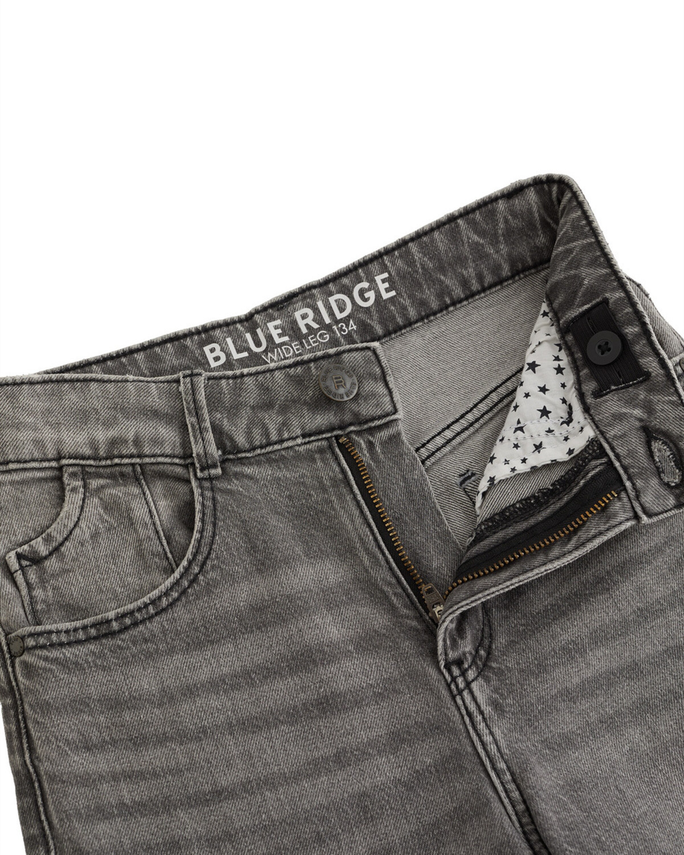 Largi Jeans de la WE Fashion pe gri