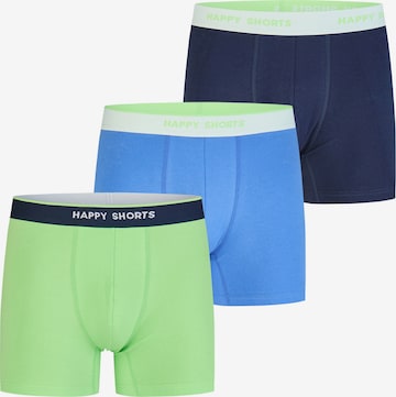 Happy Shorts Boxershorts ' Jersey ' in Blauw: voorkant
