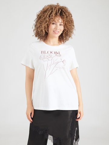 Vero Moda Curve Футболка 'VMCJILIADA' в Белый: спереди
