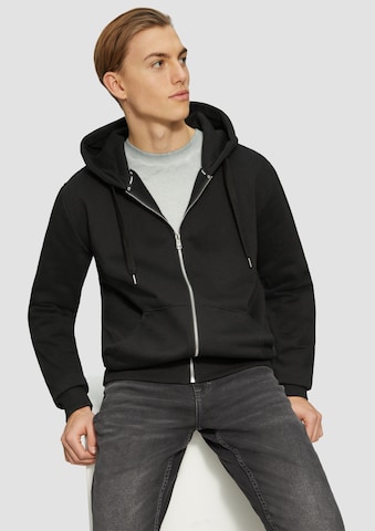 QS Sweatvest in Zwart