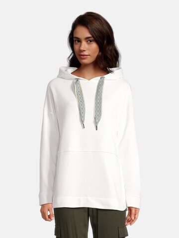 salzhaut Sweatshirt 'Netwieser' in Wit: voorkant