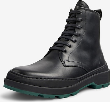 CAMPER Lace-Up Ankle Boots 'Brutus Trek' in Black: front