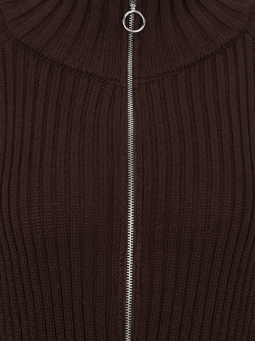 Y.A.S Petite Knitted dress 'MAVI' in Brown