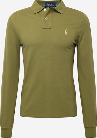 Polo Ralph Lauren Slim fit Μπλουζάκι σε πράσινο: μπροστά