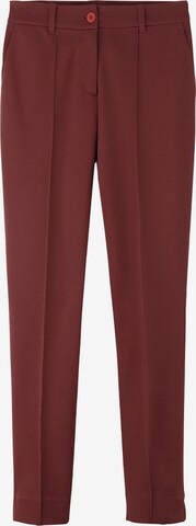 hessnatur Slimfit Spodnie w kolorze czerwony: przód