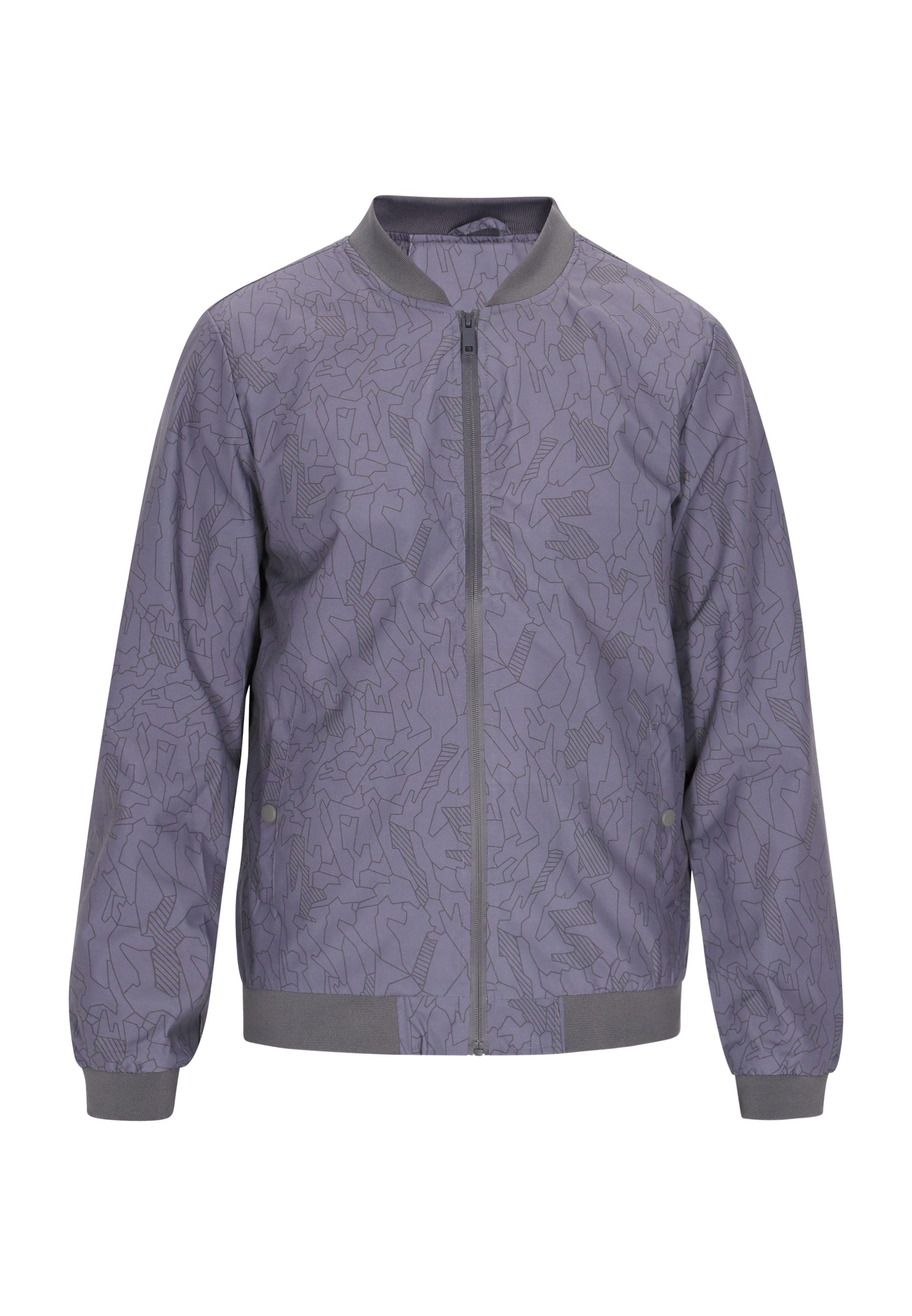 COSIMON - Casaco meia-estação em cinzento: frente