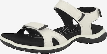 ECCO Trekking sandal in White: front
